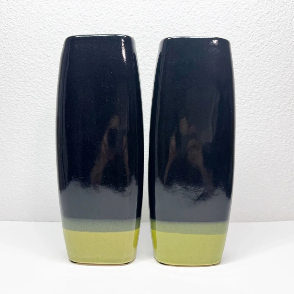 Vintage Norcal MCM Pottery Vases 10”